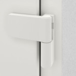Interio Haustür Kunststoff 4-Sterne 1076 RAL 9016-RAL 9016 Detail Bänder