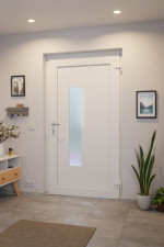 Interio Haustür Kunststoff 4-Sterne 1085 RAL 9016-RAL 9016 Stilwelt innen