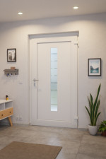 Interio Haustür Kunststoff 4-Sterne 1111 RAL 9016-RAL 9016 Stilwelt innen