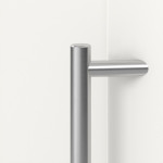Interio Haustür Kunststoff 4-Sterne 1111 RAL 9016-RAL 9016 Detail Drücker