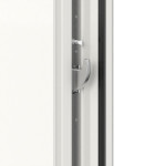 Interio Haustür Kunststoff 4-Sterne 1111 RAL 9016-RAL 9016 Detail Schließer