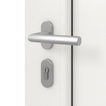 Interio Haustür Kunststoff 4-Sterne 1111 RAL 9016-RAL 9016 Detail Oberfläche