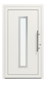 Weru Haustür SEDOR-home H13150-G RAL 9016-RAL 9016 Frontansicht außen