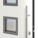 Hörmann Haustür Thermo65 810 RAL 9016-RAL 9016 Detail Drücker