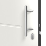 Hörmann Haustür Thermo65 515 RAL 9016-RAL 9016 Detail Drücker