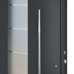 Hörmann Haustür ThermoCarbon 504 RAL 7016-RAL 7016 Detail Drücker