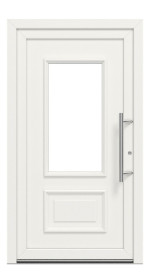 Höning Haustür Edition 2019 Gerhard RAL 9016-RAL 9016 Frontansicht außen