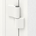 Interio Haustür Alu 6-Sterne 1153 RAL 9016-RAL 9016 Detail Bänder