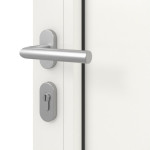 Interio Haustür Alu 6-Sterne 1153 RAL 9016-RAL 9016 Detail Oberfläche