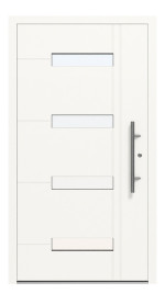 Splendoor Haustür COMFORT C1010 RAL 9016-RAL 9016 Frontansicht außen