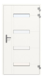 Splendoor Haustür COMFORT C1010 RAL 9016-RAL 9016 Frontansicht innen