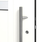 Splendoor Haustür COMFORT C1010 RAL 9016-RAL 9016 Detail Drücker