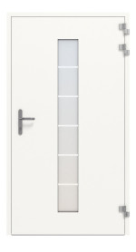 Splendoor Haustür COMFORT C1020 RAL 9016-RAL 9016 Frontansicht innen