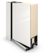 Splendoor Haustür COMFORT C1020 RAL 9016-RAL 9016 Detail Querschnitt