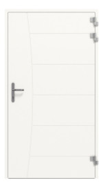 Splendoor Haustür SMART S1010 RAL 9016-RAL 9016 Frontansicht innen