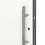 Splendoor Haustür SMART S1010 RAL 9016-RAL 9016 Detail Drücker