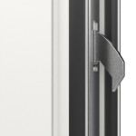 Splendoor Haustür SMART S1010 RAL 9016-RAL 9016 Detail Schließer