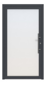 Splendoor Haustür LIGHT L1010 RAL 7016-RAL 7016 Frontansicht außen