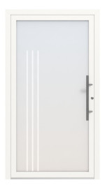 Splendoor Haustür LIGHT L1030 RAL 9016-RAL 9016 Frontansicht außen