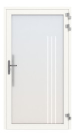 Splendoor Haustür LIGHT L1030 RAL 9016-RAL 9016 Frontansicht innen