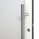 Splendoor Haustür LIGHT L1030 RAL 9016-RAL 9016 Detail Drücker