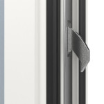 Splendoor Haustür LIGHT L1030 RAL 9016-RAL 9016 Detail Schließer