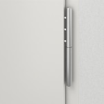 Hörmann Haustür Thermo46 400 mit Seitenteil RAL 9016-RAL 9016 Detail Bänder