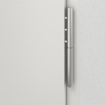 Hörmann Haustür Thermo46 700 mit Seitenteil RAL 9016-RAL 9016 Detail Bänder