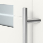 Höning Haustür Schüco Finja AT75-ef RAL 9016 glatt-RAL 9016 glatt Detail Drücker