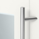 Höning Haustür Schüco Lilly AT75-ef RAL 9016 glatt-RAL 9016 glatt Detail Drücker