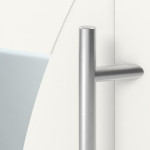Höning Haustür Schüco Rosa AT75-ef RAL 9016 glatt-RAL 9016 glatt Detail Drücker
