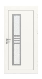 Meeth Haustür Signum PVC 53 RAL 9016-RAL 9016 Frontansicht innen