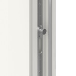 Meeth Haustür Signum PVC 53 RAL 9016-RAL 9016 Detail Schließer