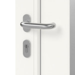Meeth Haustür Signum PVC 53 RAL 9016-RAL 9016 Detail Oberfläche
