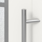 Meeth Haustür Signum PVC 87 RAL 9016-RAL 9016 Detail Drücker