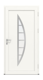 Meeth Haustür Signum Exklusiv PVC 28 RAL 9016-RAL 9016 Frontansicht innen
