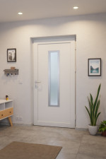 Meeth Haustür Signum Exklusiv PVC 32 RAL 9016-RAL 9016 Stilwelt innen