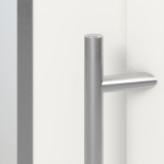 Meeth Haustür Signum Exklusiv PVC 32 RAL 9016-RAL 9016 Detail Drücker