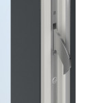 Meeth Haustür Signum Exklusiv PVC 60 RAL 7016-RAL 7016 Detail Schließer