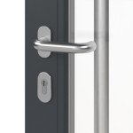 Meeth Haustür Signum Exklusiv PVC 60 RAL 7016-RAL 7016 Detail Oberfläche