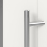 Meeth Haustür Signum Alu 38 RAL 9016-RAL 9016 Detail Drücker