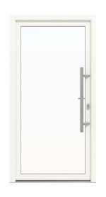 Meeth Haustür Signum Alu 60 RAL 9016-RAL 9016 Frontansicht außen