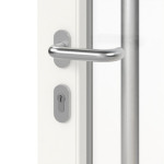 Meeth Haustür Signum Alu 60 RAL 9016-RAL 9016 Detail Oberfläche
