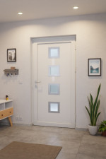 Meeth Haustür Signum Alu 84 RAL 9016-RAL 9016 Stilwelt innen