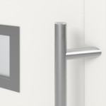 Meeth Haustür Signum Alu 84 RAL 9016-RAL 9016 Detail Drücker