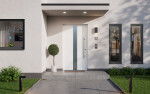 Interio Energiespar-Haustür Stahl-Alu Motiv B01 RAL 9016-RAL 9016 Stilwelt main