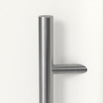 Interio Energiespar-Haustür Stahl-Alu Motiv B01 RAL 9016-RAL 9016 Detail Drücker