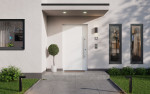Interio Energiespar-Haustür Stahl-Alu Motiv B05 RAL 9016-RAL 9016 Stilwelt main