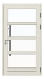 Kneer Haustür Holz 343 Fichte NCS-S-1500-N-Fichte NCS-S-1500-N Frontansicht innen