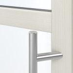 Kneer Haustür Holz 343 Fichte NCS-S-1500-N-Fichte NCS-S-1500-N Detail Drücker